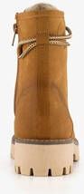 s.Oliver gevoerde dames veterboots cognac