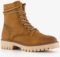 s.Oliver gevoerde dames veterboots cognac