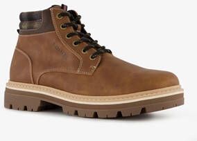 s.Oliver heren veterboots bruin cognac