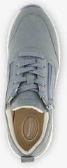 tamaris Comfort leren dames sneakers blauw