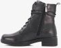 Tamaris COMFORT leren veterboots zwart Uitneembare zool - Thumbnail 2