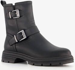 tamaris dames biker boots zwart