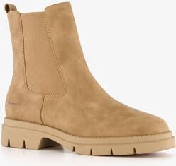 tamaris dames chelsea boots beige