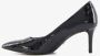 Tamaris dames pumps zwart met croco print - Thumbnail 2