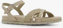 tamaris dames sandalen beige