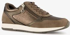 tamaris dames sneakers bruin brons