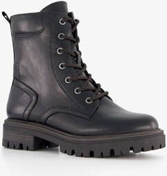 tamaris dames veterboots zwart