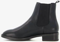 tamaris lage dames chelsea boots zwart