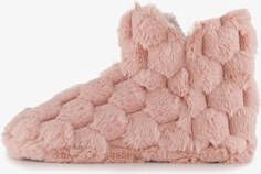 Thu!s fluffy dames sloffen roze