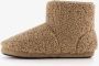 Thu!s teddy heren pantoffels beige Sloffen - Thumbnail 3