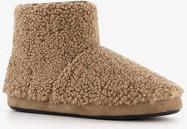 Thu!s teddy heren pantoffels beige