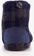 Thu!s teddy heren pantoffels blauw