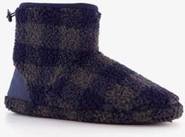 Thu!s teddy heren pantoffels blauw