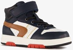 TwoDay hoge leren jongens sneakers donkerblauw