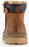 TwoDay leren jongens veterboots cognac bruin