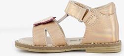 TwoDay leren meisjes sandalen metallic roze