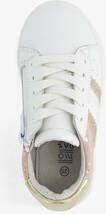 TwoDay leren meisjes sneakers met gouden hartjes