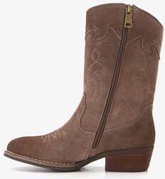 TwoDay suede meisjes western laarzen