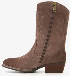 TwoDay suede meisjes western laarzen