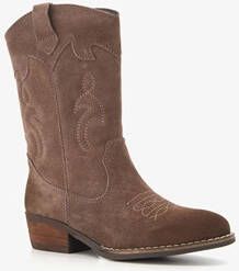 TwoDay suede meisjes western laarzen