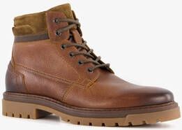 Van Beers leren heren veterboots bruin