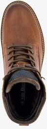 Van Beers leren heren veterboots cognac