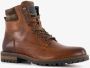 Van Beers leren heren veterboots cognac - Thumbnail 4