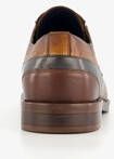 Van Beers leren heren veterschoenen cognac