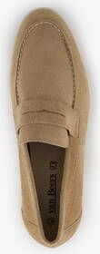 Van Beers suede heren instappers beige