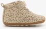 Groot leren babyschoenen beige met stippenprint Uitneembare zool In cadeauverpakking - Thumbnail 2