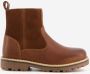 Groot leren jongens Chelsea boots cognac bruin - Thumbnail 2