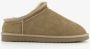 Hush Puppies gevoerde suede heren pantoffels taupe Bruin Sloffen Echt leer - Thumbnail 2