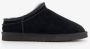 Hush Puppies gevoerde suede heren pantoffels zwart Sloffen Echt leer - Thumbnail 2