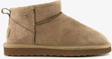 Hush Puppies gevoerde suede laarsjes lichtbruin