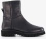 Hush Puppies leren dames boots zwart - Thumbnail 1