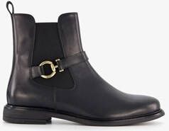 Hush Puppies leren dames chelsea boots met gesp