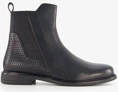 Hush Puppies leren dames chelsea boots zwart