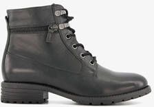 Hush Puppies leren dames veterlaarsjes