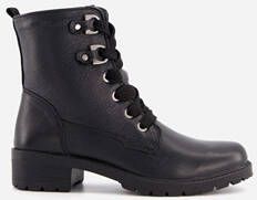 Hush Puppies leren veterboots met brede veters