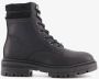 Hush Puppies leren veterboots zwart - Thumbnail 2