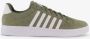 K-SWISS Court Tiebreak suede heren sneakers groen - Thumbnail 3