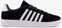 K-SWISS Court Tiebreak suede heren sneakers zwart - Thumbnail 3