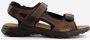 Mountain Peak leren heren sandalen bruin - Thumbnail 2