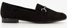 Nova dames loafers met gesp zwart