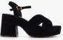 Only Shoes dames sandalen met hak zwart - Thumbnail 2