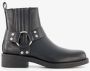 ONLY Shoes lage dames biker boots zwart - Thumbnail 1