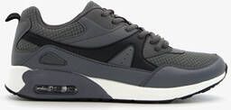 Osaga heren sneakers grijs zwart met airzool