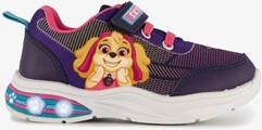 Paw Patrol sneakers paars met lichtjes