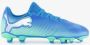 Puma Future 7 Play voetbalschoenen kobaltblauw mintgroen wit Imitatieleer 34 - Thumbnail 2