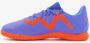 PUMA Future Play Zaalvoetbalschoenen (IN) Kids Blauw Oranje Wit - Thumbnail 2